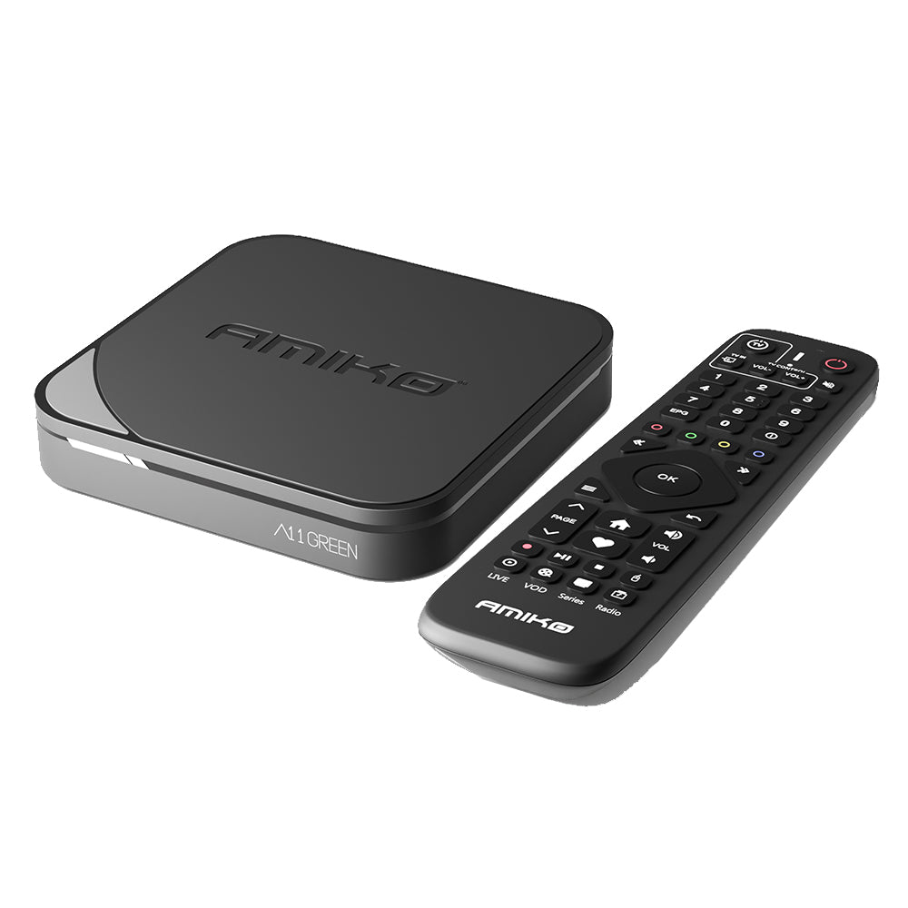 Amiko A11 Green 4K UHD Streaming Box