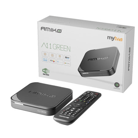 Amiko A11 Green 4K UHD Streaming Box