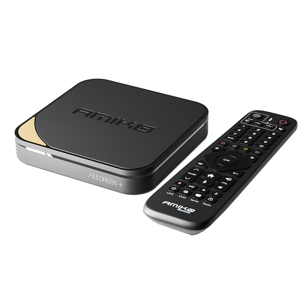 Amiko A11 Green+ 4K UHD Media Streaming Box