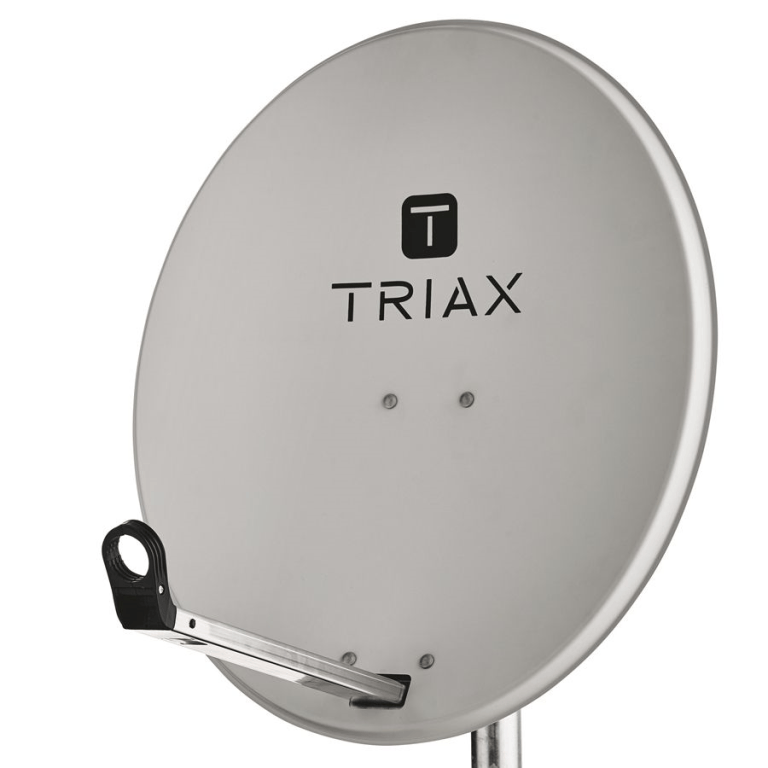 Triax dish 65 cm. light grey