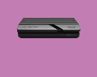 Banner satelliet ontvanger