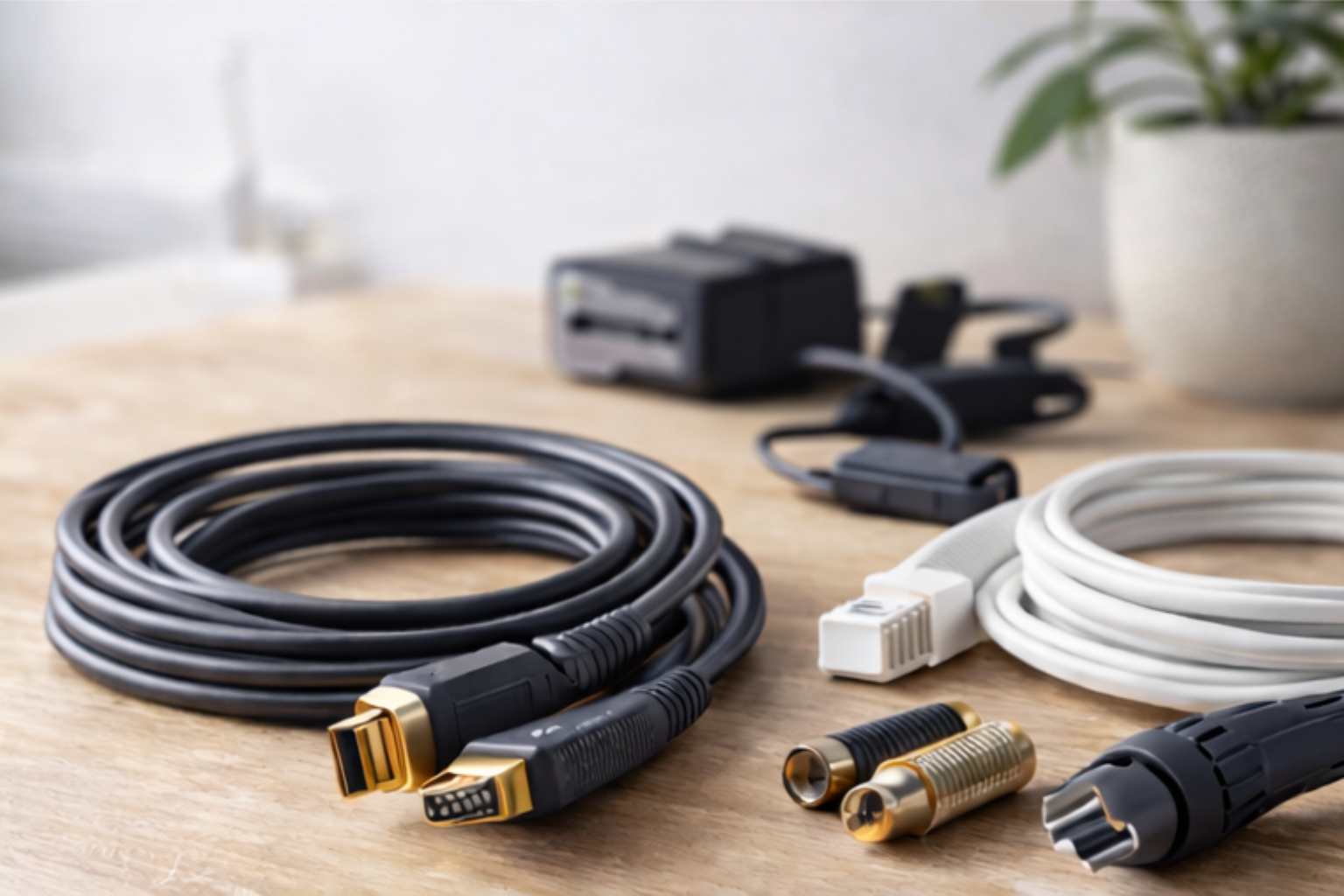 Kabels en aansluitingen voor installatie