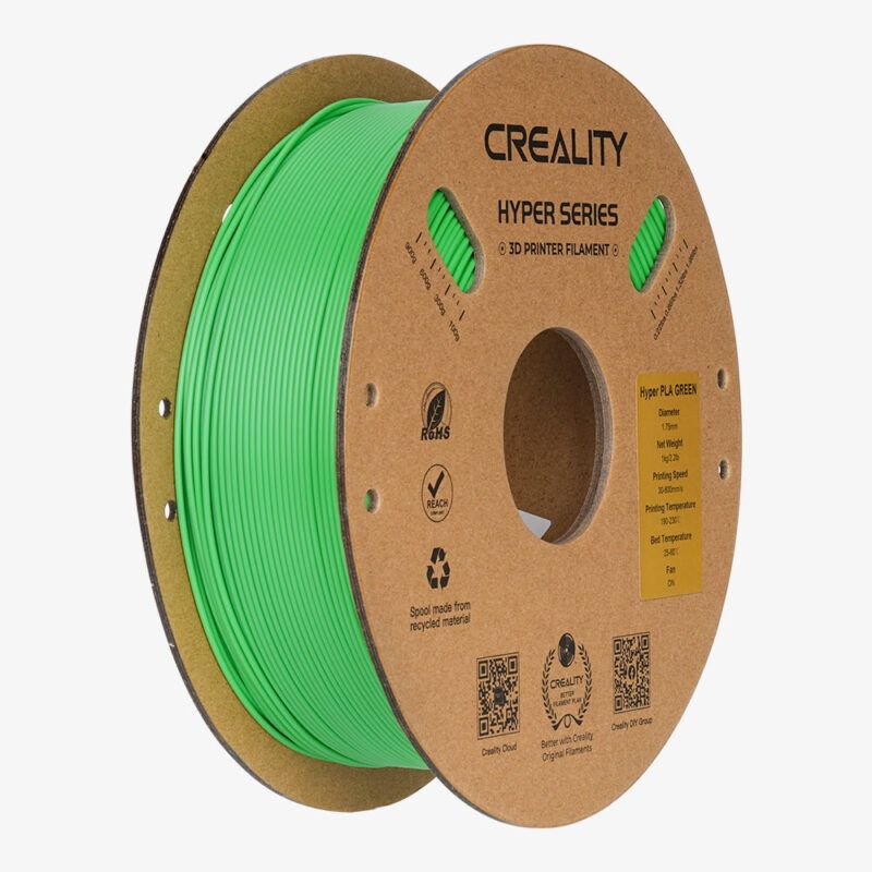 Creality Hyper PLA 3D-Printer Filament 1,75mm 1kg - Groen