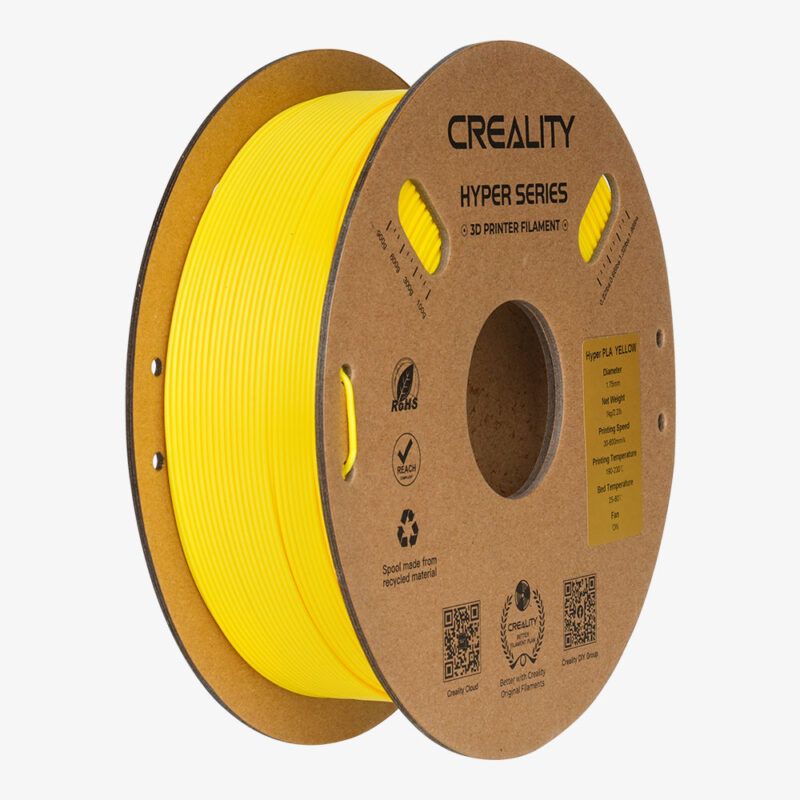 Creality Hyper PLA 3D-Printer Filament 1,75mm 1kg - Geel