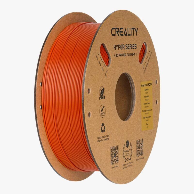 Creality Hyper PLA 3D-Printer Filament 1,75mm 1kg - Bruin