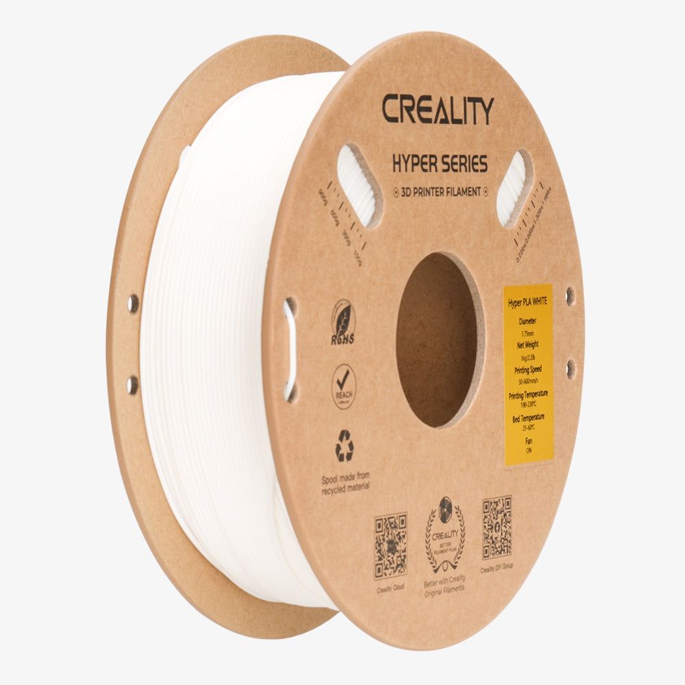 Creality Hyper PLA 3D-Printer Filament 1,75mm 1kg - Wit Creality Hyper PLA 3D-Printer Filament 1,75mm 1kg - Wit