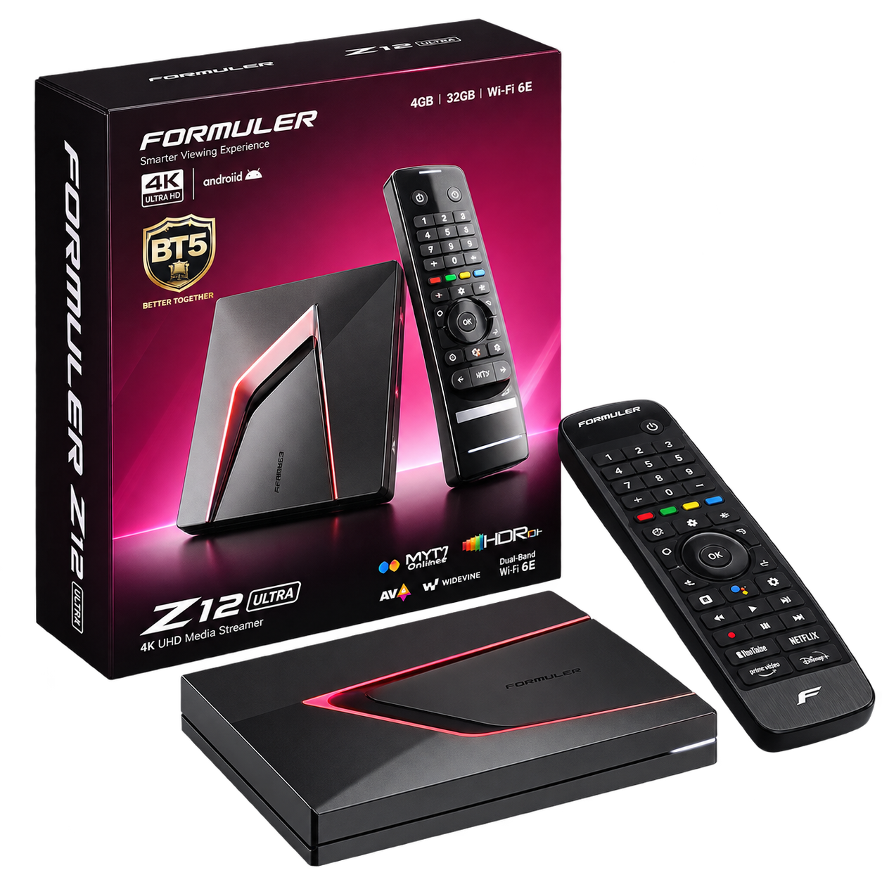 Formuler Z12 Ultra IPTV en Android TV ontvanger