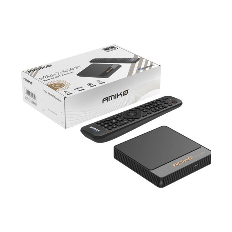 Amiko Mira X‑5200 BT – Linux TV mediastreamer – Bluetooth Editie