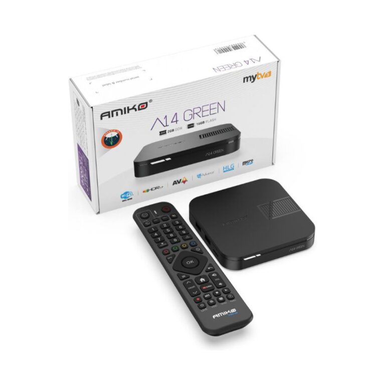 Amiko A14 Green Android IPTV Box