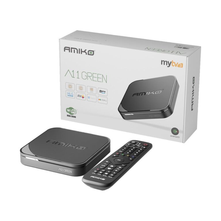 Amiko A11 Green Android IPTV Set Top Box