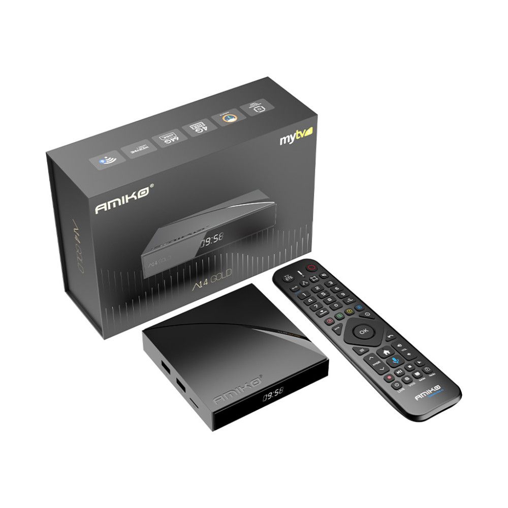 Amiko A14 Gold IPTV Set Top Box – Media streamer Amiko A14 Gold IPTV Set Top Box – Media streamer