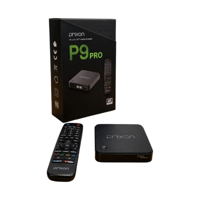 Prixon P9 PRO – Krachtige 4K Linux OTT Media Streamer 2026 Model