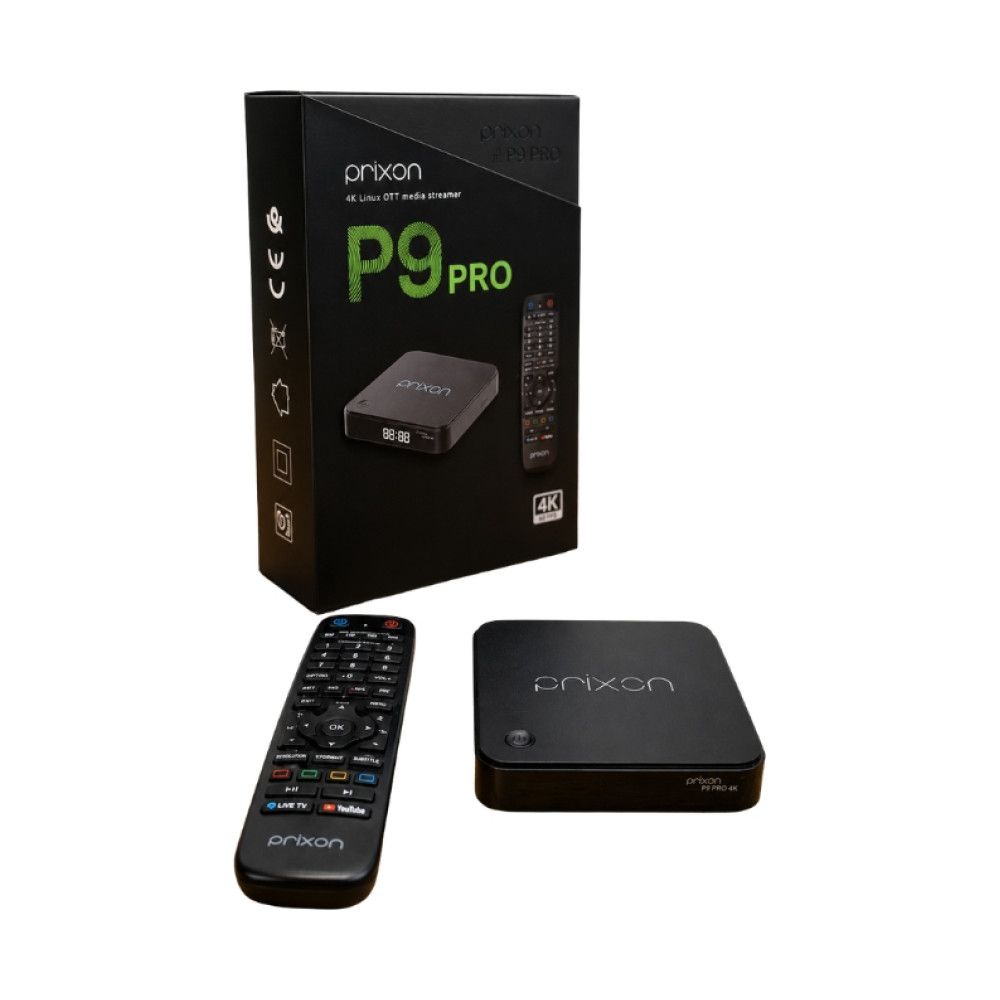 Prixon P9 PRO – Krachtige 4K Linux OTT Media Streamer 2026 Model Prixon P9 PRO – Krachtige 4K Linux OTT Media Streamer 2026 Model