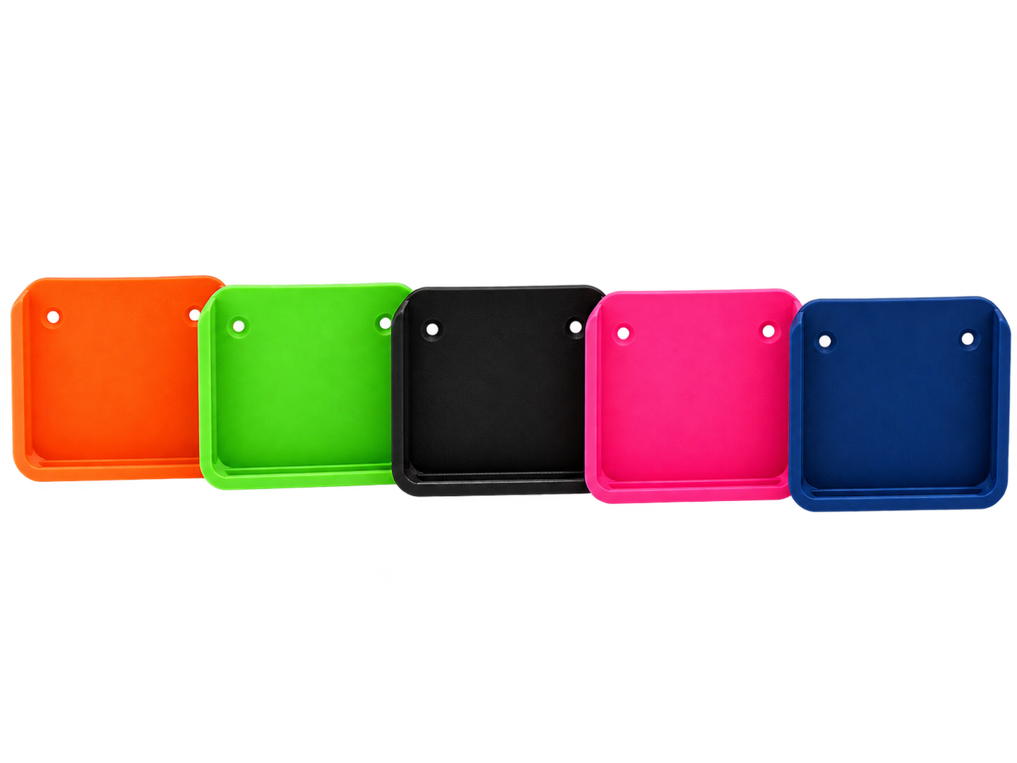 Ziggo Next wandhouder in oranje, groen, zwart, roze en blauw