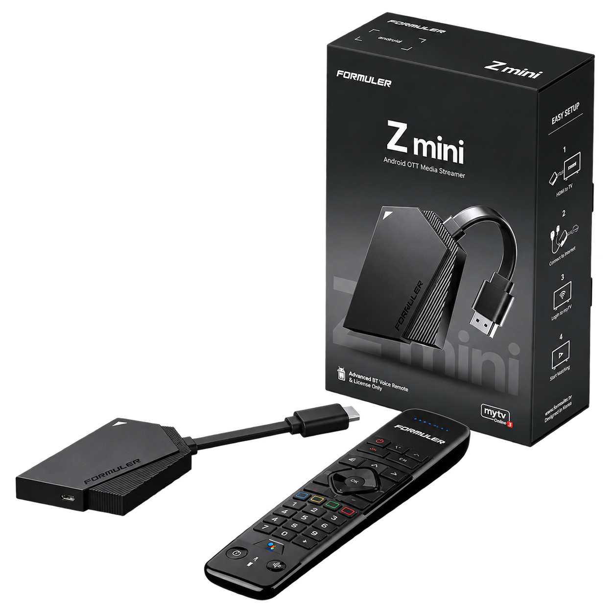 Formuler Z Mini IPTV en Android TV-mediaspeler